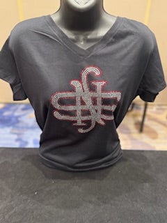 The National Smart Set Rhinestone Shirt