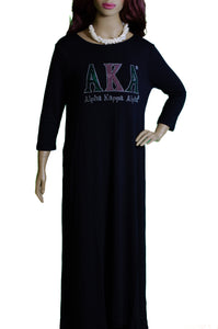 AKA Short Sleeve Maxi Dress Soror Bling AKA Short Sleeve Maxi Dress Soror Bling