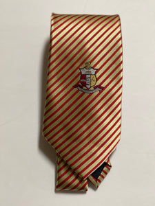 Kappa Alpha Psi Cream Crest Tie
