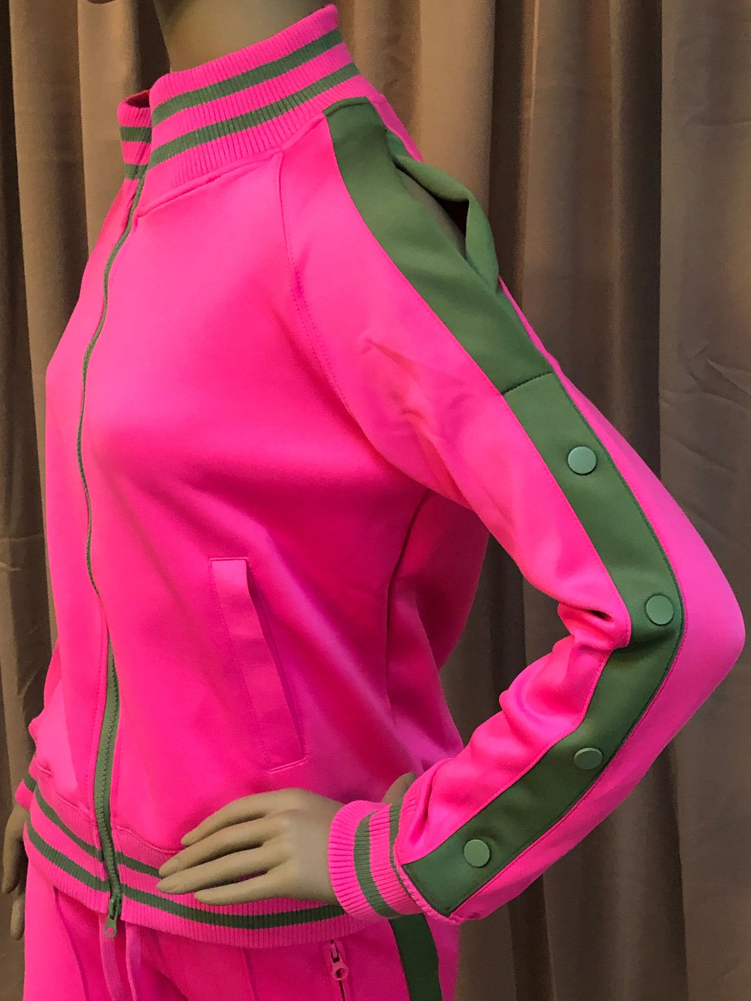 Pink & Green Sweatsuit – Soror Bling