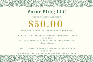 Soror Bling LLC Gift Card