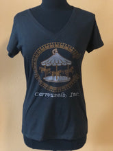 Load image into Gallery viewer, The Carrousels Logo Rhinestone Shirt