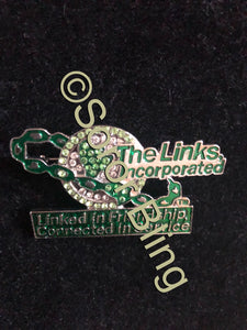 LINKS Logo Friendship and Service Pin