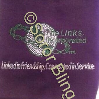 LINKS Logo Green & Clear Crew Neck T-Shirt